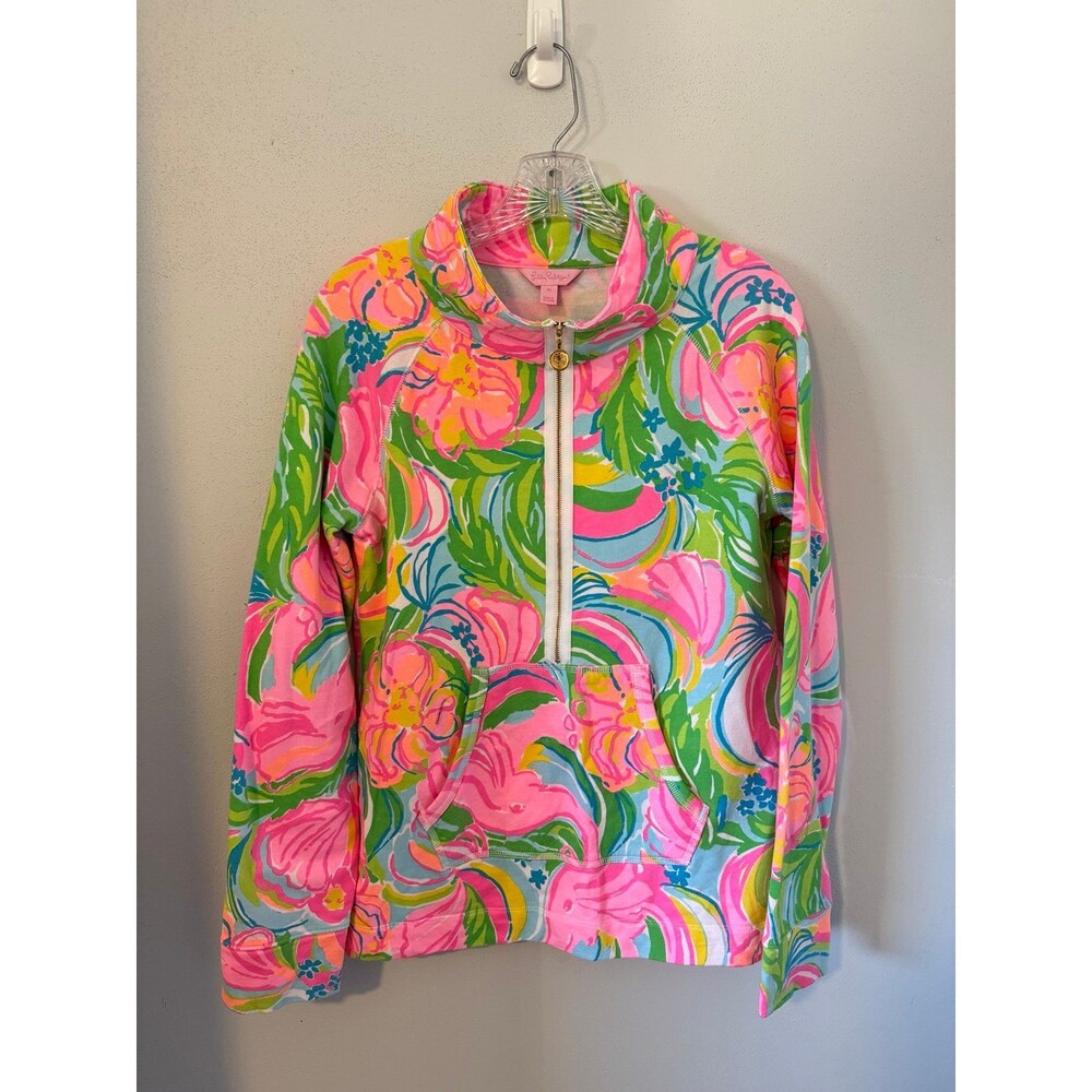 Lilly Pulitzer Skipper Half Zip Pullover Medium